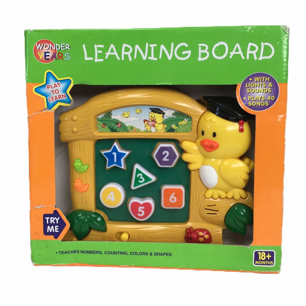Wonder Years Learning Board 18 Months